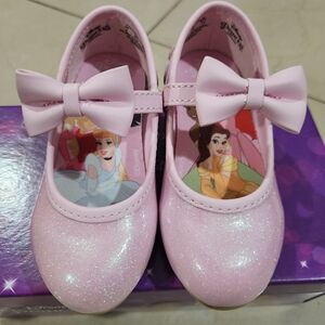 Disney Princess Pink Glitter Kids Shoes